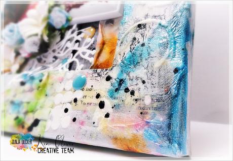 Mixed Media Canvas Frame | Color Burst | Dare to dream Big