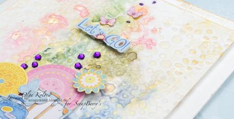 Young & Free - Colorful Card with ScrapBerry's