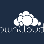 ownCloud logo with background