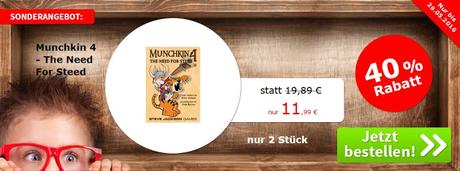 Spiele-Offensive Aktion - Sonderangebot Munchkin 4 - The Need For Steed (engl.)
