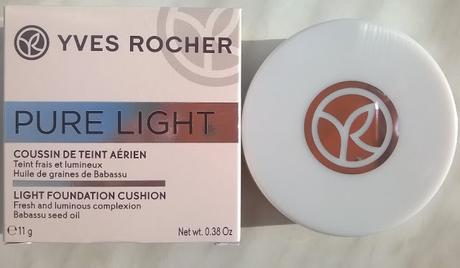 Yves Rocher Pure Light Cushion Foundation Rose 200 + Yves Rocher Lidschatten-Fixierbasis :-)