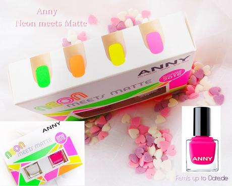 ANNY - Neon Meets Matte - Set   & - 135 coral reef - Nail Color