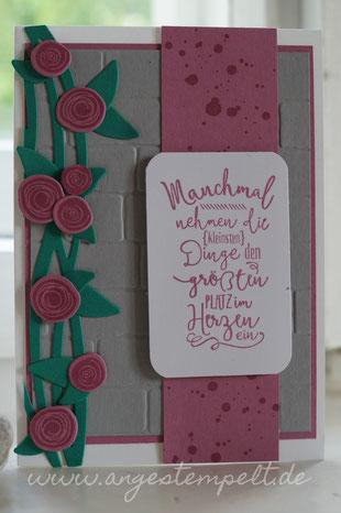 Eine Woche mit Swirly Bird wunderbar verwickelt Die kleinen Dinge, Swirly Bird und wunderbar verwickelt - Patricia Stich, Unabh. Stampin´Up! Demonstratorin