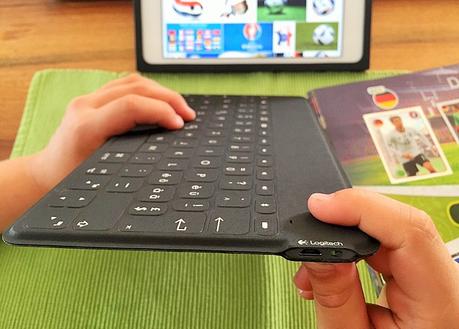 Top ausgerüstet und sicher verpackt: Der Grosse hat nun ein eigenes iPad