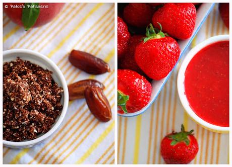 Rohköstlich, vegan und blitzschnell gemacht: Schoko Rawnola & Chia-Erdbeer-Konfitüre
