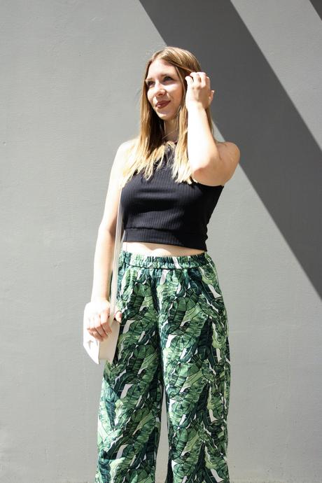 Floral Culotte with Crop Top