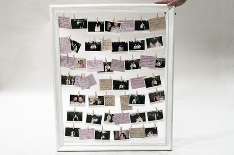 Sommerzeit ist Hochzeitszeit: Das alternative Polaroid-Gästebuch-Bild