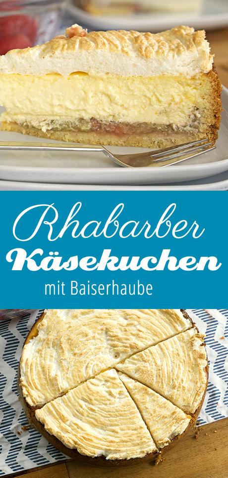 Rhabarber-Käsekuchen mit Baiser | Madame Cuisine Rezept