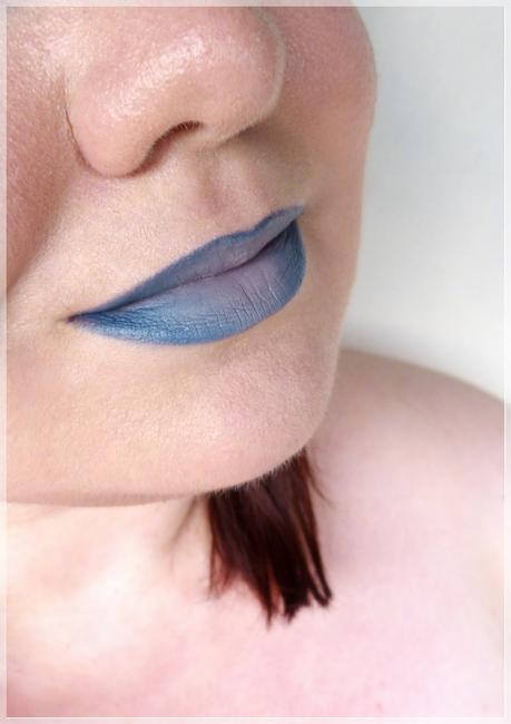 lip ombre blue light purple