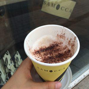 Cappuccino to go mit Kakaopulver - Walsrode Restaurants