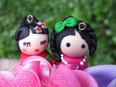 Jaimee knetet zwei asiatische Mädels aus FIMO Jaimee knetet zwei asiatische Mädels aus FIMO