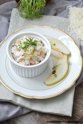 Bohnen Risotto mit Birnen und Kresse / Beans Risotto with Pears Bohnen Risotto mit Birnen und Kresse / Beans Risotto with Pears