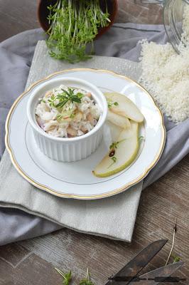 Bohnen Risotto mit Birnen und Kresse / Beans Risotto with Pears Bohnen Risotto mit Birnen und Kresse / Beans Risotto with Pears