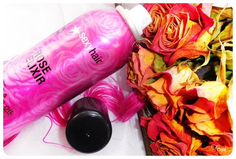 SEXYHAIR Vibrant - Rose Elixir & CC Hair Perfector - Rose & Almond Oil
