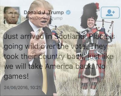 Ignoranter Trump unerwünscht in Schottland