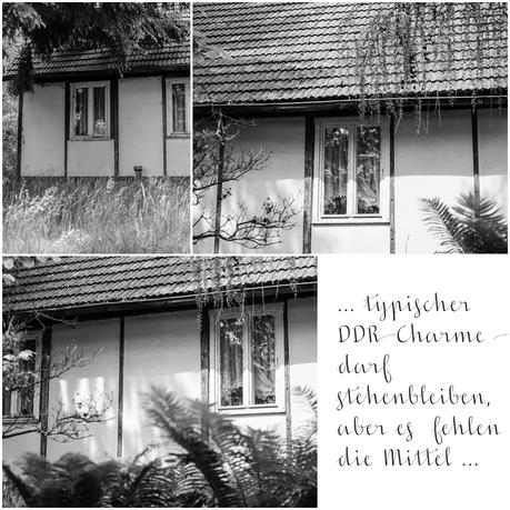 Blog + Fotografie by it's me! | fim.works | SchwarzWeissBlick No 19 | Lost Places im Spreewald , Brandenburg | leerstehendes Haus mit DDR-Charme