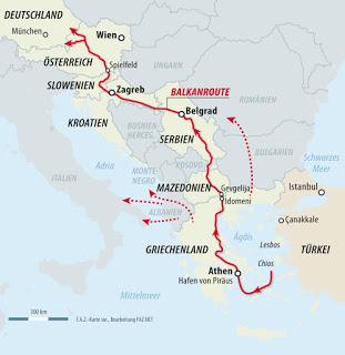 Die Balkanrouten-Einwanderer sind wieder unterwegs
