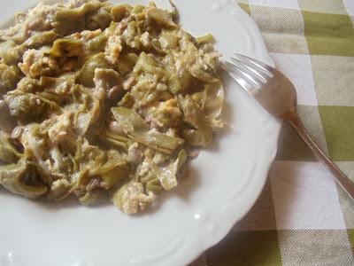 Yumurtalı Yeşil Fasulye / Grüne Bohnen mit Eier und Knoblauch
