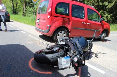 Unfall Sonsbeck Motorrad