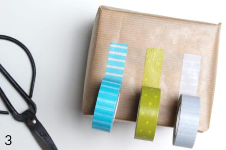 DIY Geschenkverpackung mitWashi Tape