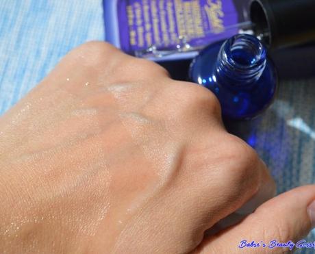 Kiehls Midnight Concentrate swatch