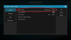 Amazon VOD InputStream
