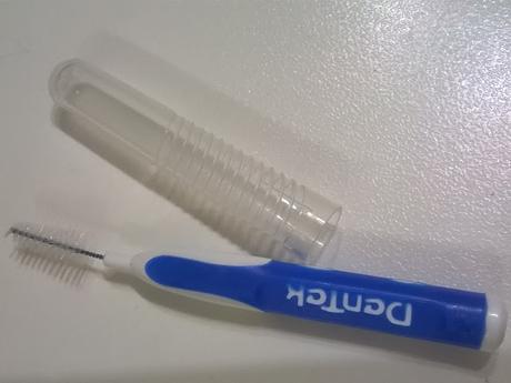 Colgate Sensation White Zahnpasta mit Fluorid + DenTek Easy Brush Interdental-Bürsten Mittel Breit Minze