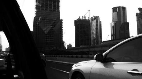 shanghai aus dem taxi