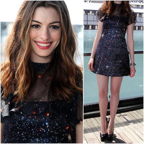 Outfit Of The Day: Anne Hathaway in Christopher Kane
