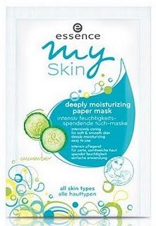 My Skin - deeply moisturizing paper mask - Essence