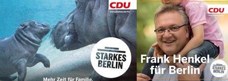 CDU + Berlin-Wahl. Der Spitze-Kandidat ist Frank Henkel, Dampfplauderer, Heulboje, Plappertasche