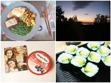 Wochenrückblick #104 - www.josieslittlewonderland.de_food, sushi, häagen dazs, sunset, sailing city