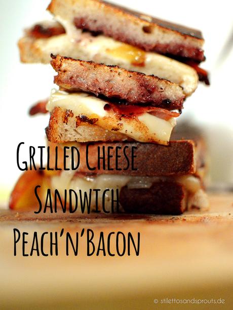 Grilled Cheese Sanwich Peach and Bacon