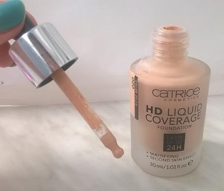 [Review] Catrice HD Liquid Coverage Foundation 020 Rose Beige + ISANA Style2Create Hidden Control Spurenloses Styling Gel :)