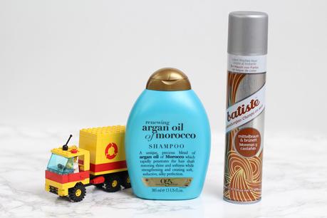 Aufgebrauchte Produkte – OGX Argan Oil Shampoo Batiste Trockenshampoo Biotherm Loreal