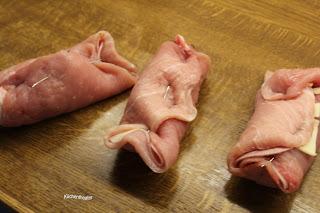 Schweineroulade in Rahmsauce
