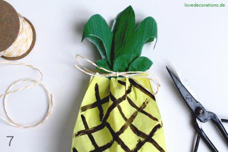 DIY Ananas Tüten