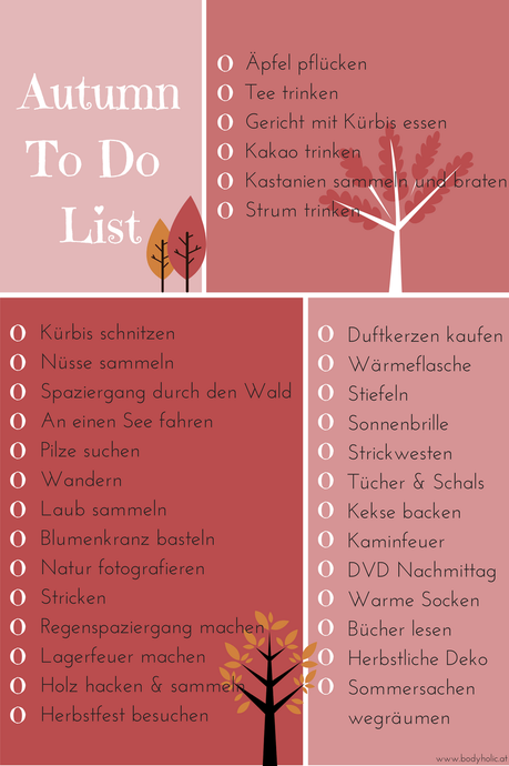 Autumn To-Do-List