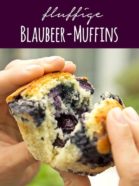 Locker fluffige Blaubeer-Muffins | Madame Cuisine Rezept