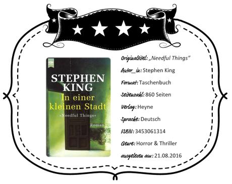 Stephen King – In einer kleinen Stadt: Needful Things