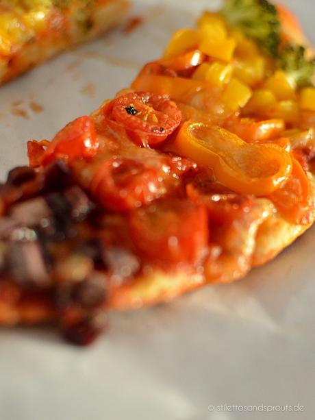 Regenbogen Pizza