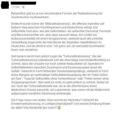 Terror: Vom Wunder der Radikalisierung...