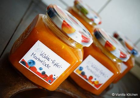 Quasi Neuland: Marmeladenherstellung - unter anderem Kürbis-Apfel-Marmelade