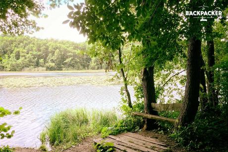 Auch der Strehlsee bietet idyllische Plätze