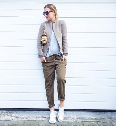 MOMstyle, Mama Fashion, Converse, dearKarL, Fashionblog, Modeblog, Bielefeld, Mamablog, Blogger mit Kind, Fashionblog, Modeblog, Bielefeld, MOMstyle, beige khaki, OOTD, Outfit,