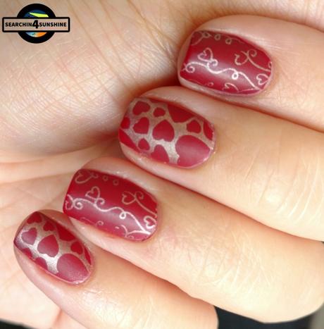 [Nails] NailArt-Dienstag: Herzen mit CATRICE lala BERLIN for CATRICE C05 Ruling Red