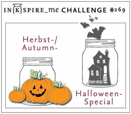 Schaurige Tri-Shutter Karte zum In{k}spire_me Challenge Herbst-/ Halloween-Special {mit Anleitung}