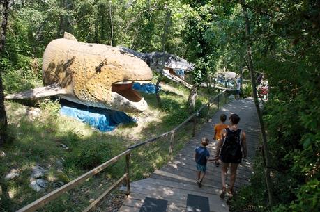 {UNTERWEGS} in Istrien – Dinopark Funtana