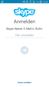 skype - Reise-App