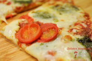 Die glutenfreien Dr. Oetker Pizzen: Salami und Mozzarella. Gewinnspiel Halbe Coktailtomaten auf der Pizza